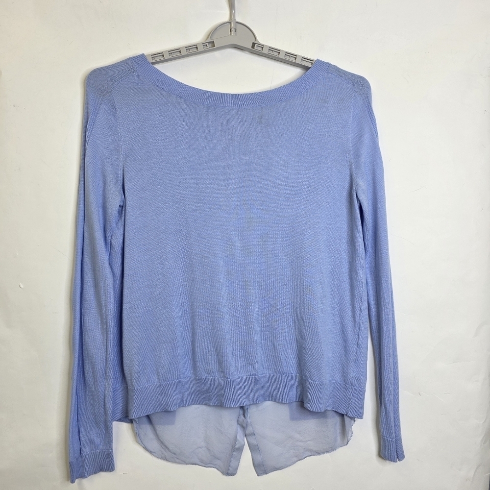 Halston heritage cashmere and silk blend Long sleeves Blouse